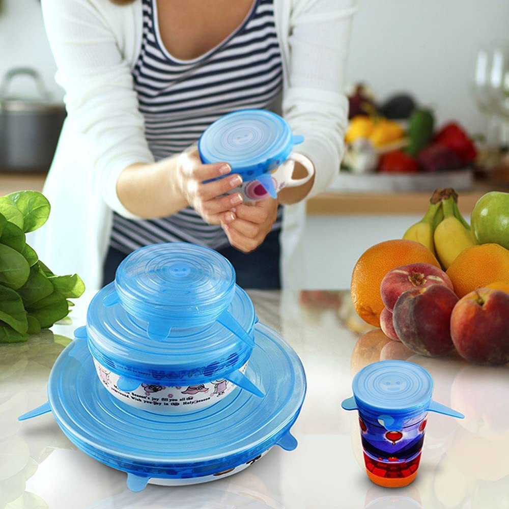 Practicup® Set de 6 tapas de Silicona