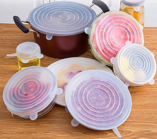 Practicup® Set de 6 tapas de Silicona